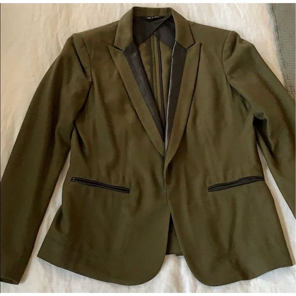 Rag & Bone ‘Lorimer’ Wool Blend Blazer Jacket In … - image 2